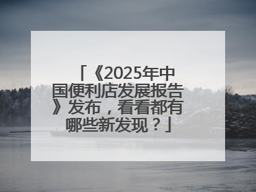 《2025年中国便利店发展报告》发布，看看都有哪些新发现？
