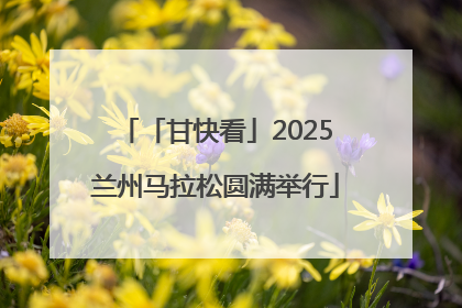 「甘快看」2025兰州马拉松圆满举行