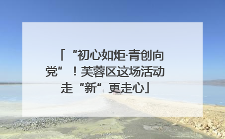 “初心如炬·青创向党”！芙蓉区这场活动走“新”更走心