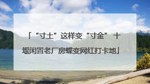 “寸土”这样变“寸金” 十堰闲置老厂房蝶变网红打卡地