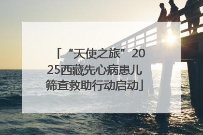 “天使之旅”2025西藏先心病患儿筛查救助行动启动