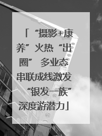 “摄影+康养”火热“出圈” 多业态串联成线激发“银发一族”深度游潜力
