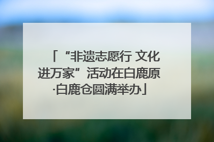 “非遗志愿行 文化进万家”活动在白鹿原·白鹿仓圆满举办