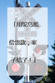 用鸵鸟抵偿货款，案子结了！