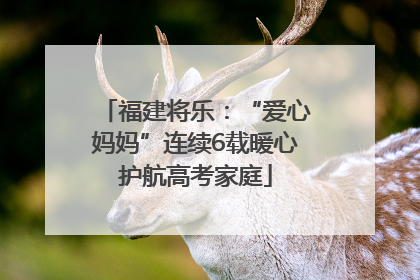 福建将乐：“爱心妈妈”连续6载暖心护航高考家庭