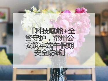 科技赋能+全警守护，常州公安筑牢端午假期安全防线