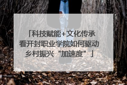 科技赋能+文化传承 看开封职业学院如何驱动乡村振兴“加速度”