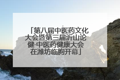 第八届中医药文化大会暨第三届沂山论健·中医药健康大会在潍坊临朐开幕