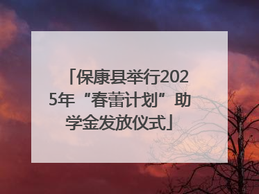 保康县举行2025年“春蕾计划”助学金发放仪式