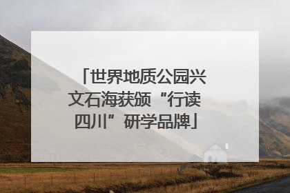 世界地质公园兴文石海获颁“行读四川”研学品牌