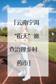 云南宁洱“街天”巡查治理乡村药市