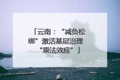 云南：“减负松绑”激活基层治理“乘法效应”