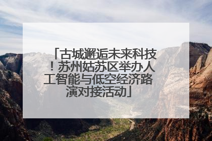 古城邂逅未来科技！苏州姑苏区举办人工智能与低空经济路演对接活动