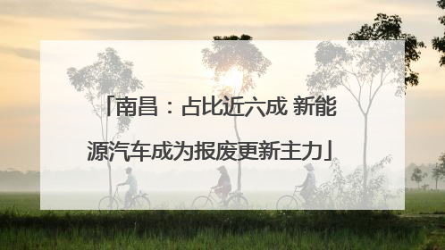 南昌：占比近六成 新能源汽车成为报废更新主力