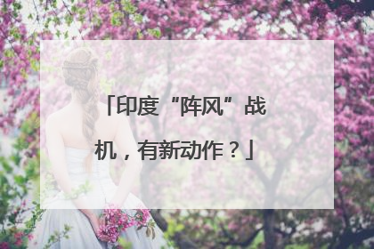 印度“阵风”战机，有新动作？