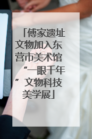 傅家遗址文物加入东营市美术馆“一眼千年”文物科技美学展