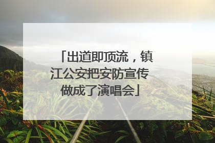 出道即顶流，镇江公安把安防宣传做成了演唱会