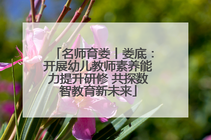 名师育娄丨娄底：开展幼儿教师素养能力提升研修 共探数智教育新未来