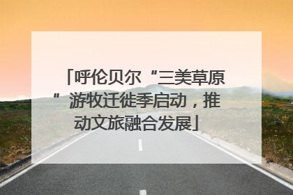 呼伦贝尔“三美草原”游牧迁徙季启动，推动文旅融合发展