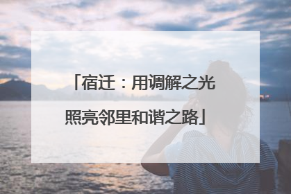 宿迁：用调解之光照亮邻里和谐之路