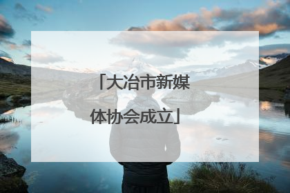 大冶市新媒体协会成立