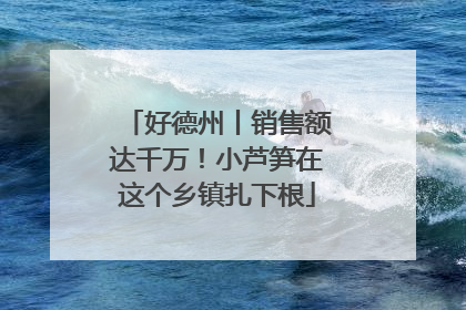 好德州丨销售额达千万！小芦笋在这个乡镇扎下根