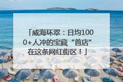 威海环翠：日均1000+人冲的宝藏“首店”在这条网红街区！