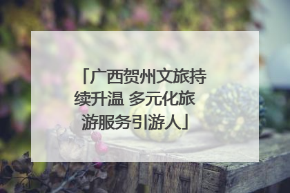 广西贺州文旅持续升温 多元化旅游服务引游人