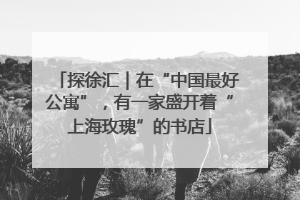 探徐汇｜在“中国最好公寓”，有一家盛开着“上海玫瑰”的书店