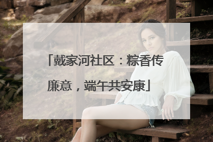 戴家河社区：粽香传廉意，端午共安康