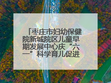 枣庄市妇幼保健院新城院区儿童早期发展中心庆“六一”科学育儿促进活动圆满收官