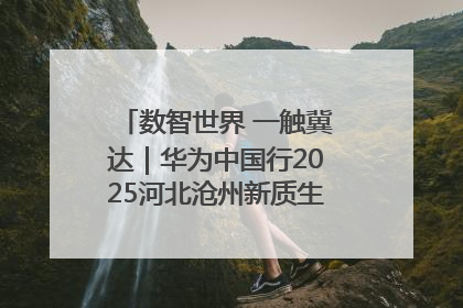 数智世界 一触冀达｜华为中国行2025河北沧州新质生产力峰会成功举办