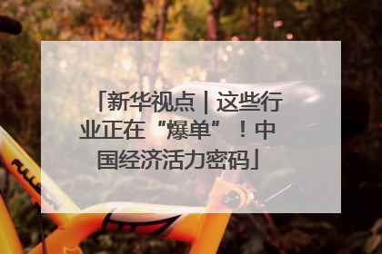 新华视点｜这些行业正在“爆单”！中国经济活力密码