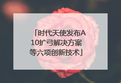 时代天使发布A10扩弓解决方案等六项创新技术