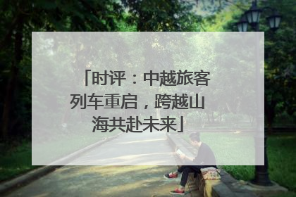 时评：中越旅客列车重启，跨越山海共赴未来
