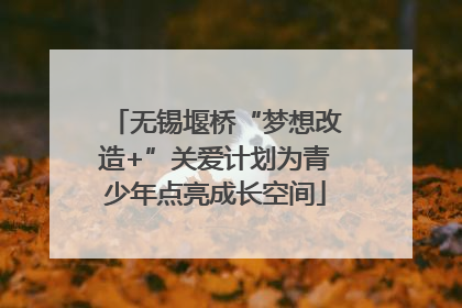 无锡堰桥“梦想改造+”关爱计划为青少年点亮成长空间