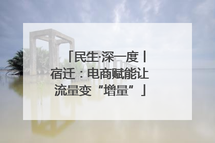 民生·深一度丨宿迁：电商赋能让流量变“增量”