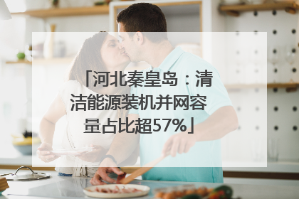 河北秦皇岛：清洁能源装机并网容量占比超57%