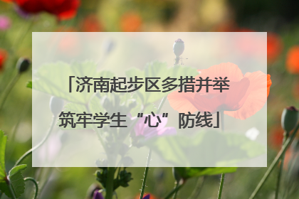 济南起步区多措并举筑牢学生“心”防线