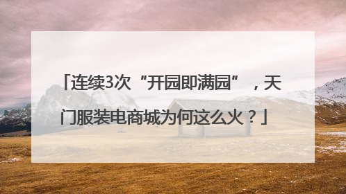 连续3次“开园即满园”，天门服装电商城为何这么火？