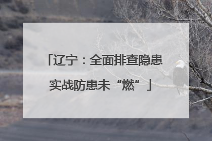 辽宁：全面排查隐患 实战防患未“燃”
