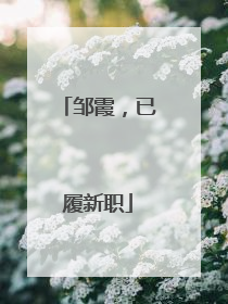 邹霞，已履新职