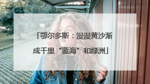 鄂尔多斯：漫漫黄沙渐成千里“蓝海”和绿洲