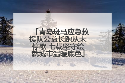 青岛斑马应急救援队公益长跑从未停歇 七载坚守绘就城市温暖底色