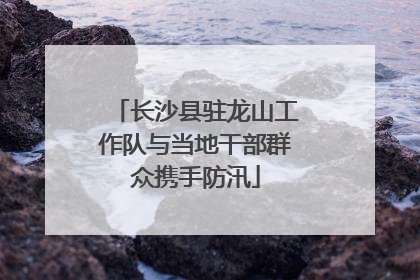 长沙县驻龙山工作队与当地干部群众携手防汛