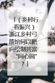 （乡村行·看振兴）浙江乡村弓箭馆何以靶向绘制共富“同心圆”？