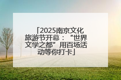 2025南京文化旅游节开幕：“世界文学之都”用百场活动等你打卡