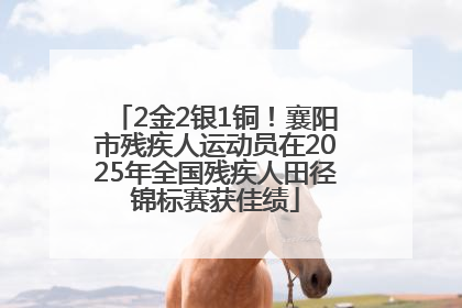 2金2银1铜！襄阳市残疾人运动员在2025年全国残疾人田径锦标赛获佳绩